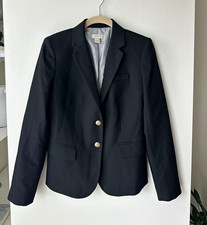 J. Crew Factory Schoolboy Wool Blend Blazer Two Button Lined Size 0