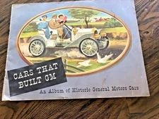 1954 The Cars that GM Built Booklet published by General Motors - Colored Illust