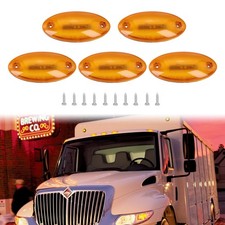 5Pcs 888-5125 Cab Marker Lights LED Top Roof Lamps Light with Hardware Compat...