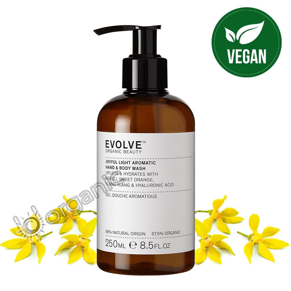 Evolve Beauty Joyful Light Aromatic Hand & Body Wash 250ml
