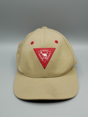 Vintage Oakley Skull Warning Cap Kappe Cappy L-XL selten creme braun