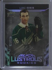 2017-18 SPx UD Black Lustrous Rookies 77/175 Luke Kunin #LR-LK Auto RC 1j1a
