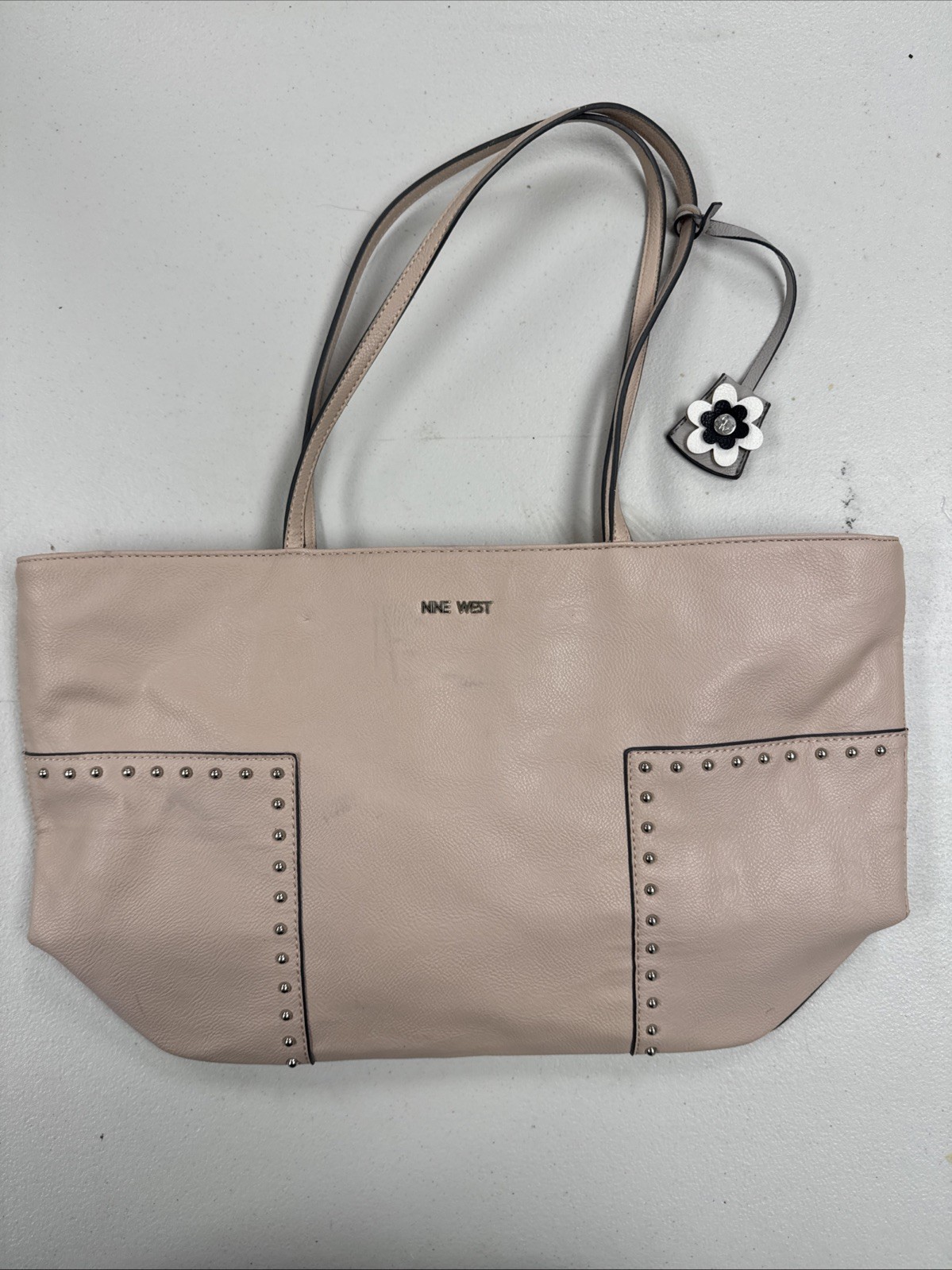 Nine West Pale Pink Tote Bag Women's Shoulder Handbag