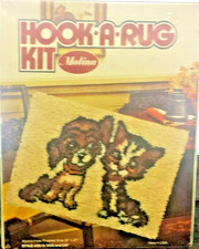 Dog and Cat Hook A Rug Yarn Art Kit from Malina Latch Hook Sealed Box