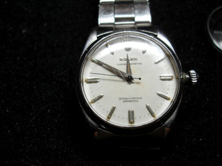 VINTAGE 50s ROLEX 6564 STAINLESS 34MM BUTTERFLY 1030 MOVEMENT WATCH NOT RUNNING