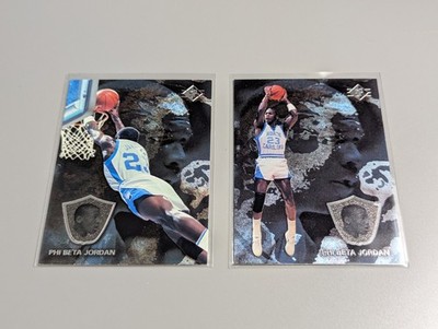 1998/99 Upper Deck MICHAEL JORDAN  PHI BETA  UNC COLLEGIATE HOLO FOIL SP J12 J13