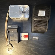 Sony Cyber-shot DSC-N1 Compact Digital Camera 8.1MP Silver w/ Accessories WORKS