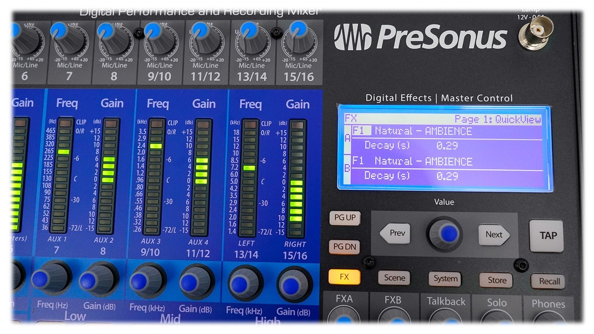 Presonus StudioLive 16.0.2 USB 16x2 Digital Mixer w/ Interface+
