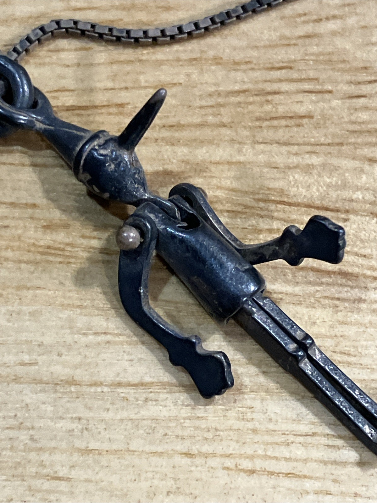 Antique Solid 925 Sterling Silver Movable Puppet … - image 4