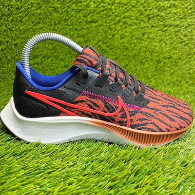 Nike Air Zoom Pegasus 39 Womens Size 6 Orange Black Blue Running Shoes Sneakers
