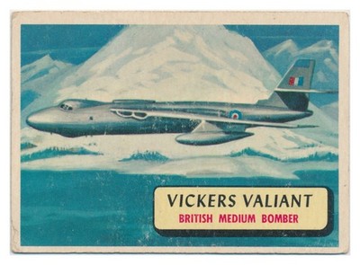 1957 Topps Planes Series Two Blue Back #117