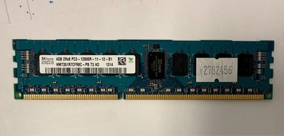 Hynix DDR3 PC3-12800 4GB 1600MHz ECC Reg SRx4 DIMM PN# HMT351R7CFR4C-PB