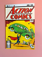 Action Comics No. 1 June 1938 Reprint Comic Book Superman