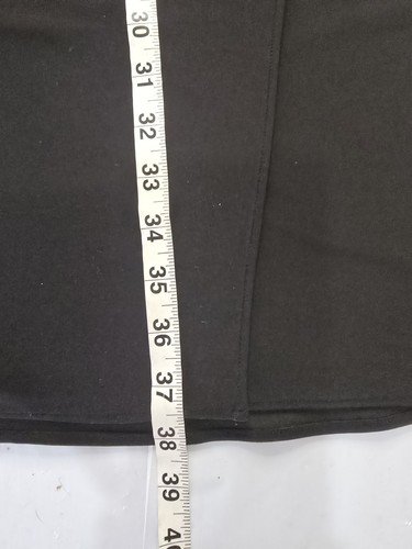 White House Black Market Faux Wrap Dress Slinky Black Long Sleeve Knee Length 00 - Picture 18 of 22