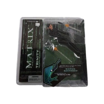 McFarlane Toys Matrix Movie Reloaded Trinity Falls 7in Action Figure