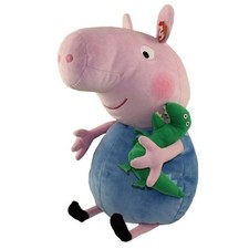 TY Beanie Buddy - GEORGE the Pig (Peppa Pig)(LARGE - 20 inch) -MWMTs Stuffed Toy