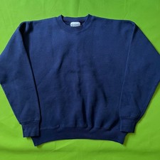 Vintage Lee Sturdy Sweats Heavyweight Crewneck Sweatshirt Navy Blue Mens XL