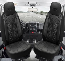 Schonbezüge Sitzbezüge für Ford Tourneo Transit Connect 2 Bj 2013-18 in Schwarz 