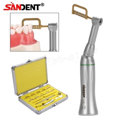 Dental Reduktion 4:1 Winkelstück IPR Reziprok-Handstück mit 10*Streifen-Kit ST
