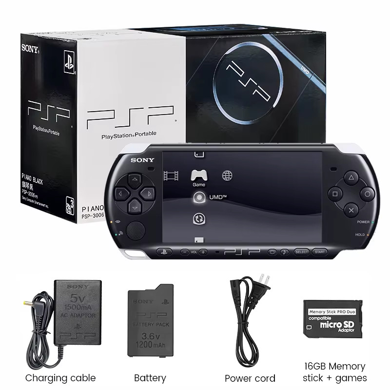 PSP 3000 Original Portable Console with Free Games - Perfect Gift redesign