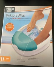 BubbleBliss foot spa with heat NEW Homedica Thera-P SEALED