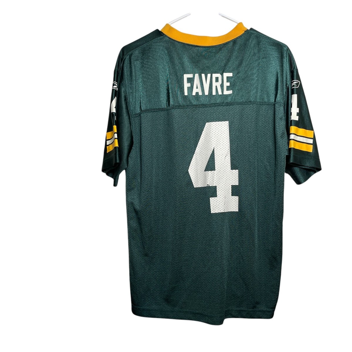 Reebok NFL Jersey Boy's XL Greenbay Packers #4 Favre Short Sleeve