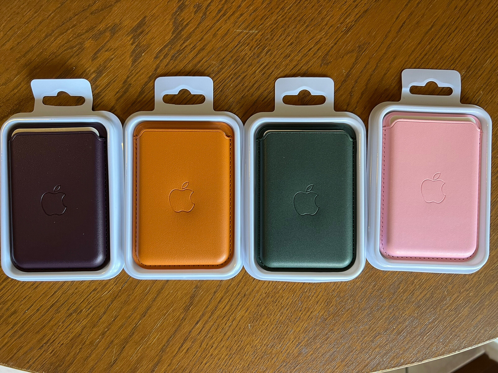 Portafoglio MagSafe per iPhone15-14- 13 12 Pro Max Mini pelle porta carte