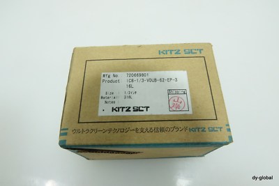 KITZ SCT IC8-1/3-VDUB-62-EP-316L Size :1/2 Material:316L Check VLV-I-418=6B32