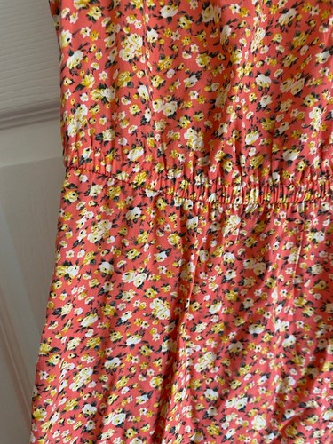 Old Navy extra small pink yellow sleeveless knee length dress - Picture 7 of 7