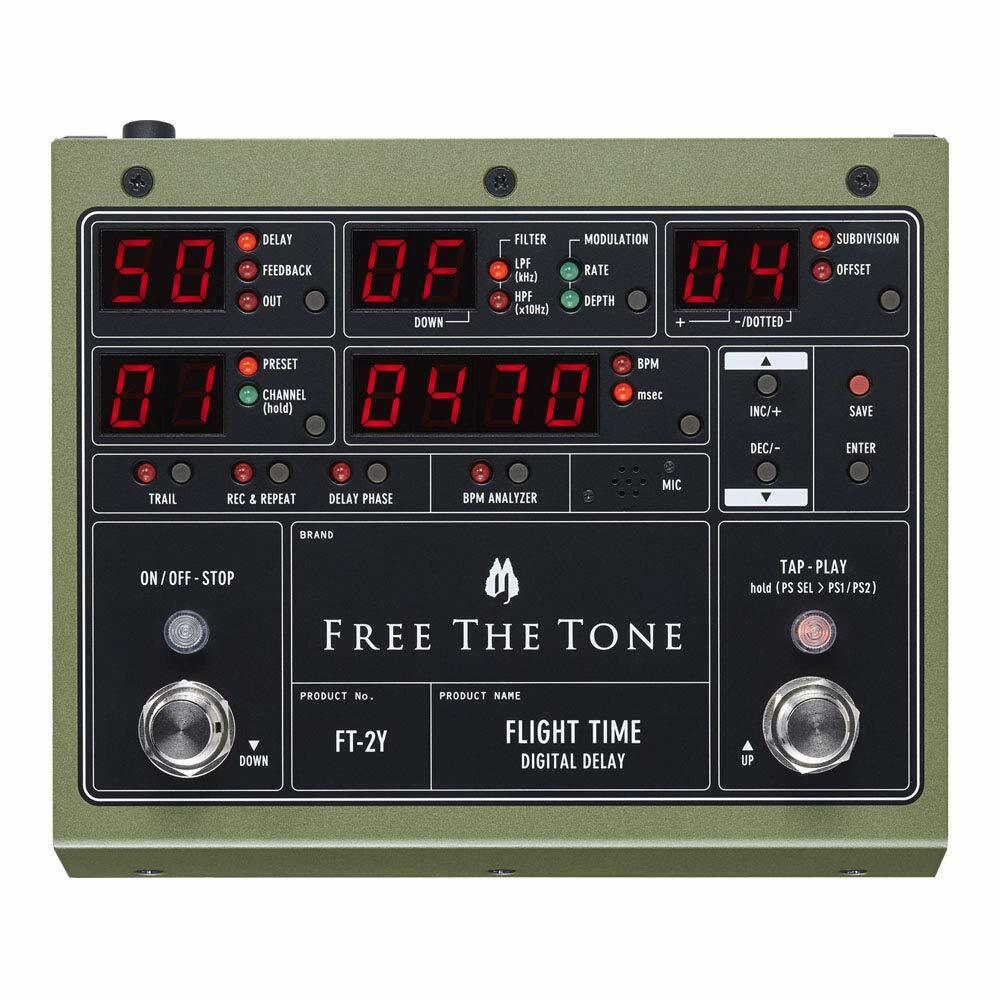 ギター FREE THE TONE FLIGHT TIME F2-2Y New Free The Tone Flight Time Ft-2Y Digital Delay Version 2
