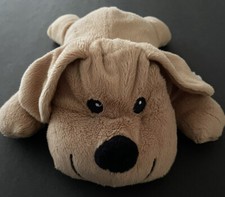 Melissa Doug stuffed Dog 9  Light Brown Plush Embroidered Face