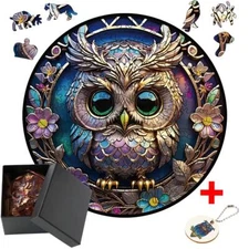 A3 Wooden Jigsaw Puzzle Unique Animal Shape Puzzles for Adults Christmas Gift