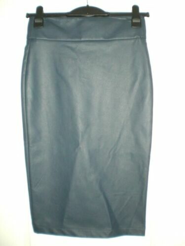 Jupe Crayon Métallisée Jane Norman – Femme Taille S, Argent, Taille Haute, Fermeture éclair