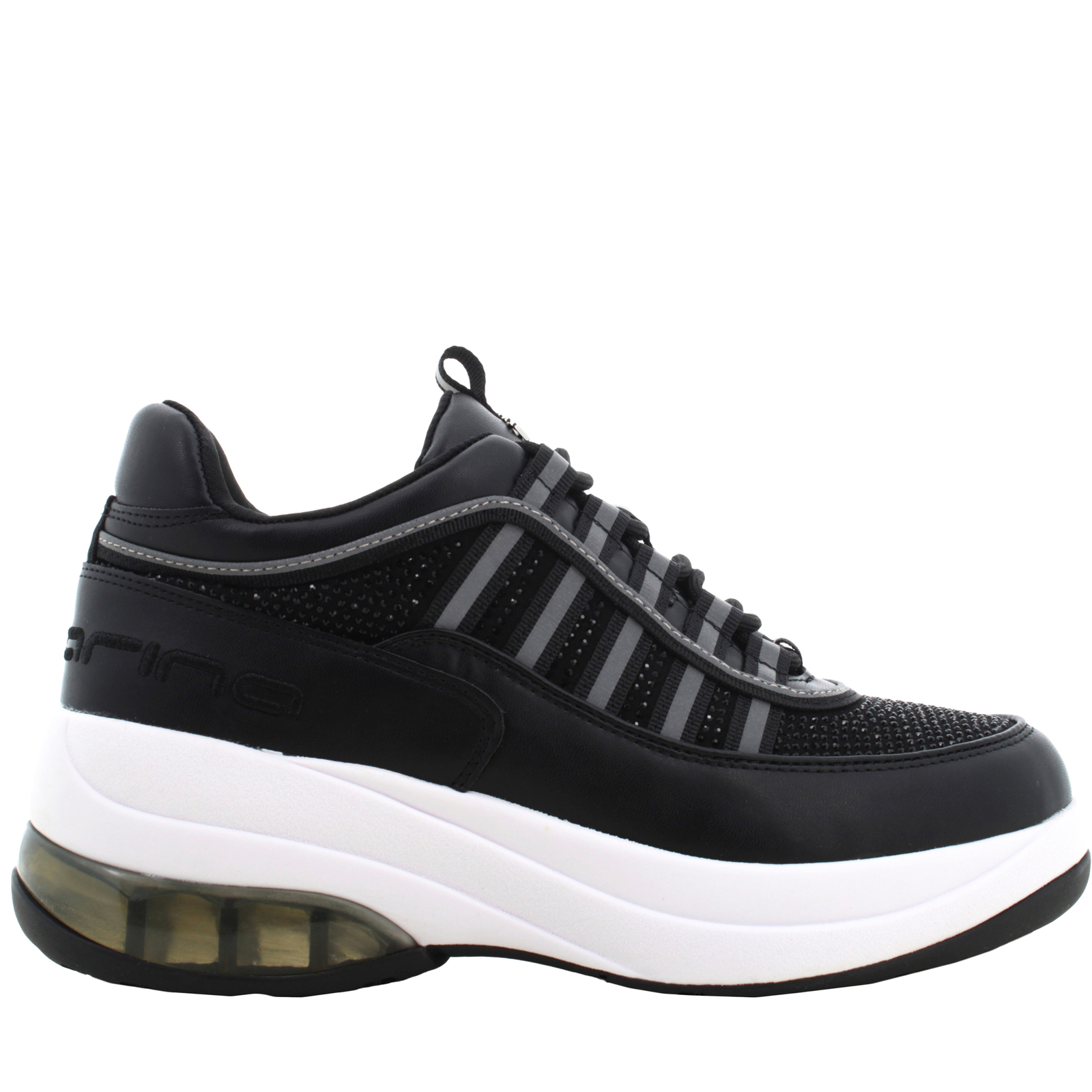 Кроссовки Fornarina donna con zeppa UP ЧЕРНЫЕ A24 16690₽