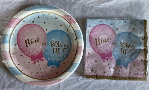 BABY SHOWER PARTY SUPPLIES Banner GIFT BAG Plates NAPKINS Streamers PAPER ART - Picture 7 of 10