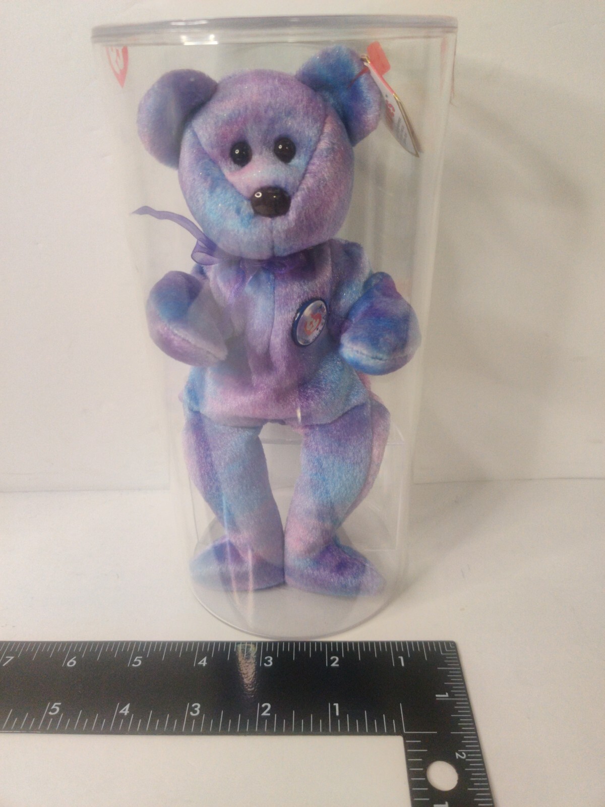 Ty Beanie Baby Clubby IV the Bear Aug 1, 2001 Retired Collectable in Case MWMT's - Picture 12 of 12