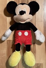 Mickey Mouse Disney Plush Toy Stuffed Animal 18" Preowned Condition
