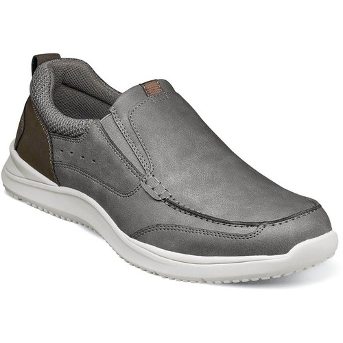 Nunn Bush Conway Men's Slip On Grey 