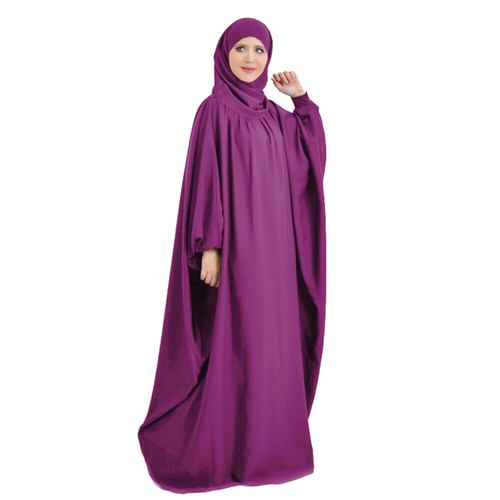 Overhead Robe Women Khimar Prayer Long Dress Modest Full Cover Kaftan Ramadan - Picture 11 of 28