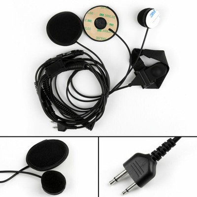 1x Helmet Tactical Motorcycle Headset Ptt For Icom Ic V80 C150 V8 F10 F20 At2 Ebay