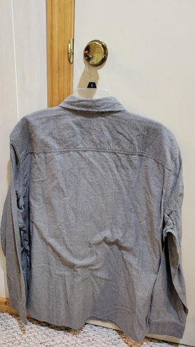 Timberland Men Dark Grey Long Sleeve SF Shirt Cotton Button Up (Size XXL/TTG) - Picture 2 of 6