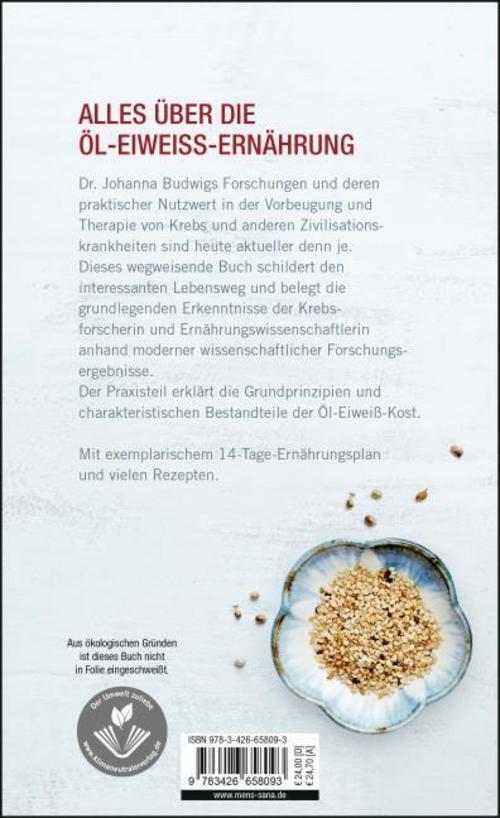 Thumbnail - Die Original-öl-eiweiß-kost Dr. Johanna-budwig-stiftung 9783426658093