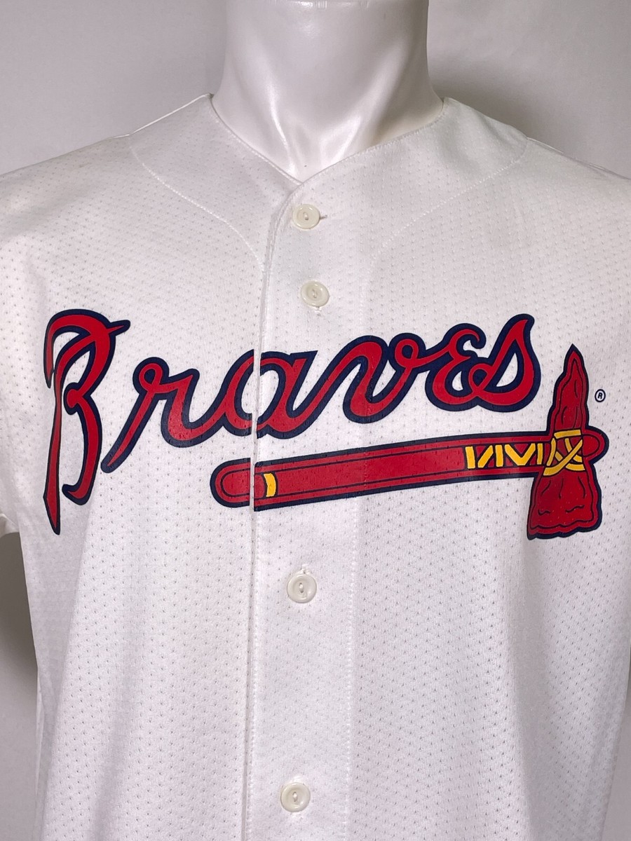 Andruw Jones #25 Atlanta Braves MLB Majestic 90s Home White