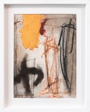 ENZO ESPOSITO 41x30 tecnica mista su carta 2005 con cornice