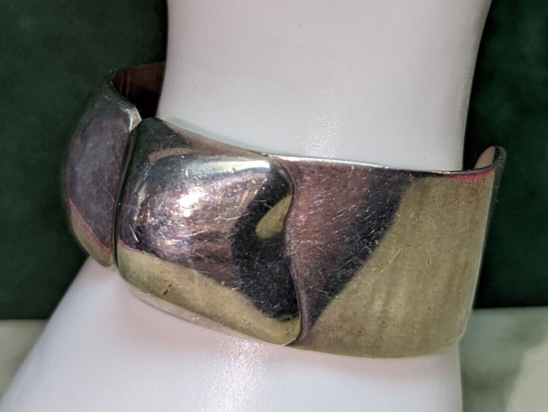 MUNIR  Solid STERLING SILVER Unique Style Cuff Br… - image 9