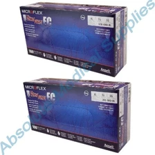 *200-Gloves* Microflex Ultra Sense EC PF Nitrile Blue X-Large USE-880-XL