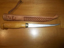 J Marttiini Fish Filet Knife With Sheath