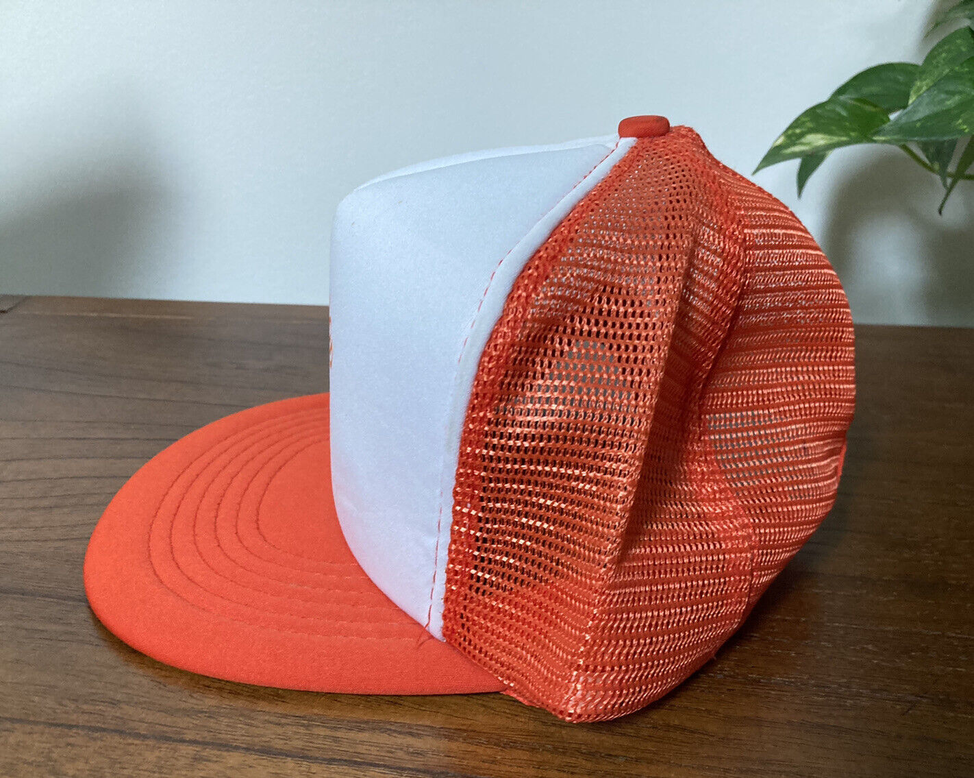 Vintage Hat 90s ShopRite Lakewood USA Made Snapback Trucker Cap Shop Rite Orange