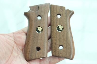 GRIPS FOR TAURUS PT 92 99 100 101 917 DECOCKER MODEL WALNUT WOOD
