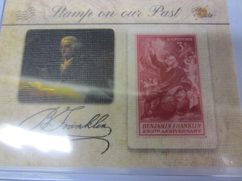 #66 2023 2018 Pieces Of The Past BENJAMIN FRANKLIN Stamp on our Past 7 Year - Picture 2 of 3